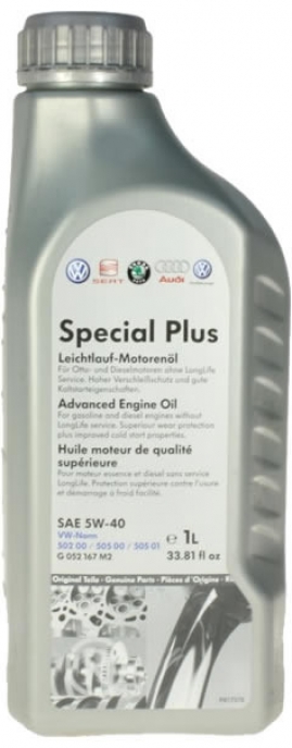 Originál VW olej 5W-40 Special Plus 5L - G052167M4-1