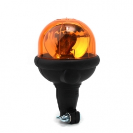 Rotačný výstražný maják, flexibilný úchyt na tyč, R65, oranžový, bez žiarovky 304.000