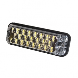 Pozičné výstražné LED svetlo, 12/24V, R10/R65, oranžové 3812A