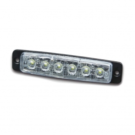 Pozičné výstražné LED svetlo, 12-24V, R65, modré, 911F6-B