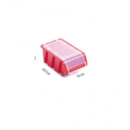 Box s krytem na spotřební materiál červený KTR16F-3020