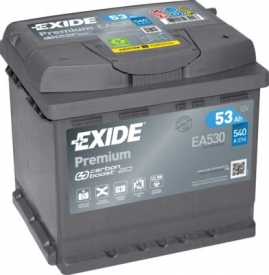 Startovací baterie EXIDE 53Ah