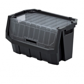 Plastový úložný box uzavíratelný TRUCK MAX PLUS 396x380x282 černý