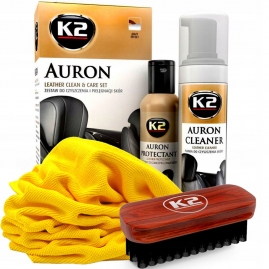 K2 AURON - čistič na kůži SADA